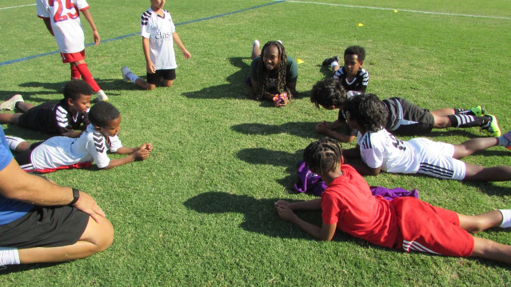 703 Warriors event with families and mentors